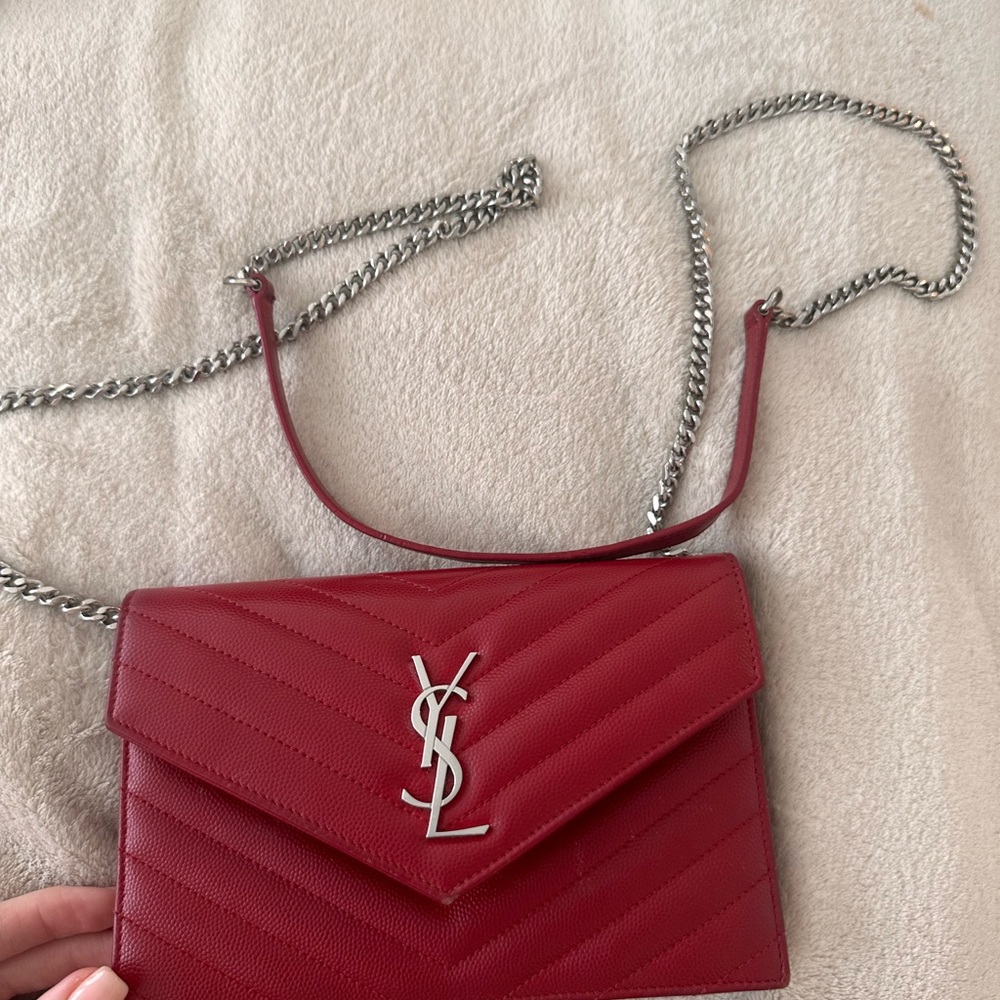 Authentic Saint Laurent Wallet on Chain